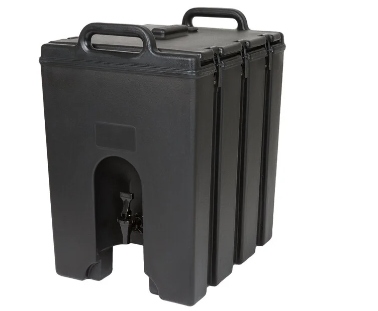 CAMBRO-1000LCD110 Camtainer® 11.75 Gallon Black Insulated Beverage Dispenser