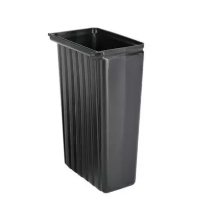 Cambro BC331KDTC110 Black Trash Container- 8 Gallon