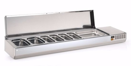 [CORECO-1031] 1.5m Refrigerated Topping Unit with Lid – CORECO