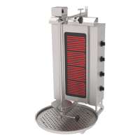 ATALAY ADE-4U Electric Doner Kebab Machine, 4 Heaters, Top Motor