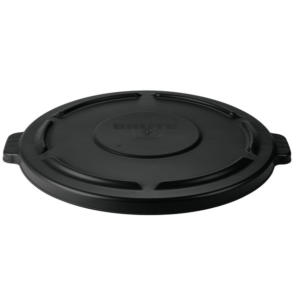 Heavy-Duty Round Trash/Garbage Lid Model RUB-FG261960BLA