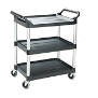 Service Utility Cart with 4" Swivel Model RUB-FG342488BLA