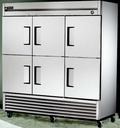 TRUE- T-72-6 upright refrigerator with 6 half swing doors