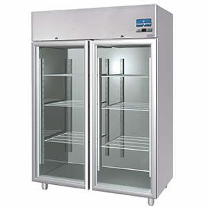 FRIOTEKNO-PPCC140TNGLDG DOUBLE GLASS DOOR UPRIGHT REFRIGERATOR