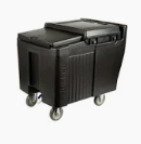 SLIDINGLID BLACK PORTABLE ICE BIN Model CAM-ICS125L110