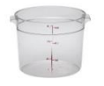 ROUND FOOD STORAGE CONTAINER Model CAM-RFSCW6135