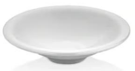 Thermoset White Hummus Bowl Model KUL-2514WHITE