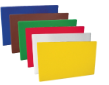 Package 4 Polyethylene cutting boards 50x35x2 cm green with non -slip standings Model EUROCEPPI-CF4TPG50352SF