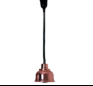 Suspended lamp, copper finish, adjustable height Model MET-9512A 