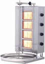 ATALAY ADG-4U Gas Doner Kebab Machine, 4 Burners, Top Motor