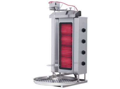 ATALAY ADE-4U Electric Doner Kebab Machine, 4 Heaters, Top Motor