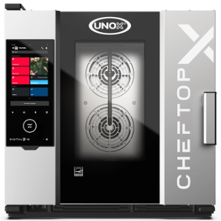 UNOX-XEDA-0611-EXRS, Electric Chef top-X Digital ID Oven 6 trays GN 1/1