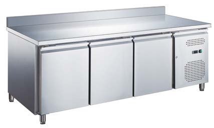 Stainless Steel 3 Door Undercounter Refrigerator – 417Lt - GX-GN3100TN-HC