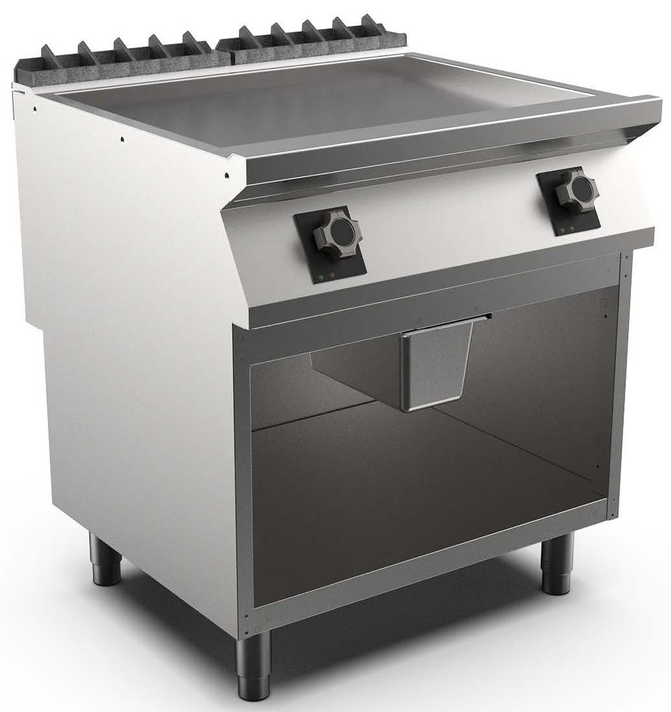 COBALT-FT98ELG Electric griddle top with smooth plate on open stand 400/3N 60Hz