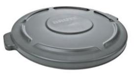 [RABBERMAID-1008]  Gray 32" Gallon Trash Can Lid Model RUB-FG263100GRAY