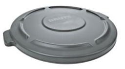 [RUBBERMAID-1012] BRUTE Heavy-Duty Round Waste/Utility Container Model RUB-FG265400GRAY