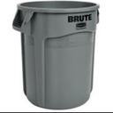 Brute Container Dome Top, 55-gallon, Gray Model RUB-FG265500