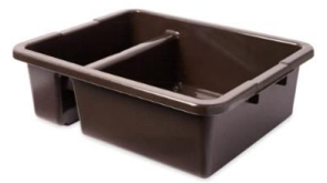[RUBBERMAID-1015] RUB-FG335000BRN صندوق تنظيم موديل 