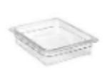 [CAMBRO-1066] CAMWEAR FOOD PAN DEEP CLEAR POLYCARBONATE Model CAM-22CW135