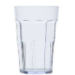 CLEAR HAMMERED PLASTIC TUMBLER Model CAM-LT14152
