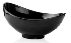 [KUL-1046] Diva Black Bowl Model KUL-16036BLACK
