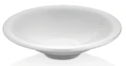 [KULSAN-1052] Thermoset White Hummus Bowl Model KUL-2514WHITE