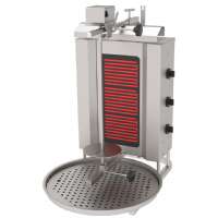 [ATALAY-1001] ATALAY ADE-3U Electric Doner Kebab Machine, 3 Heaters, Top Motor