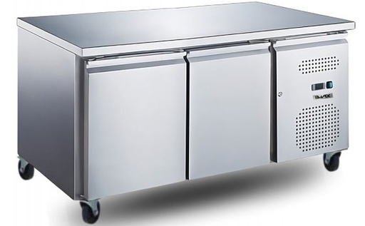 [Dia002597] ثلاجة ستانلس ستيل تحت الطاولة ببابين