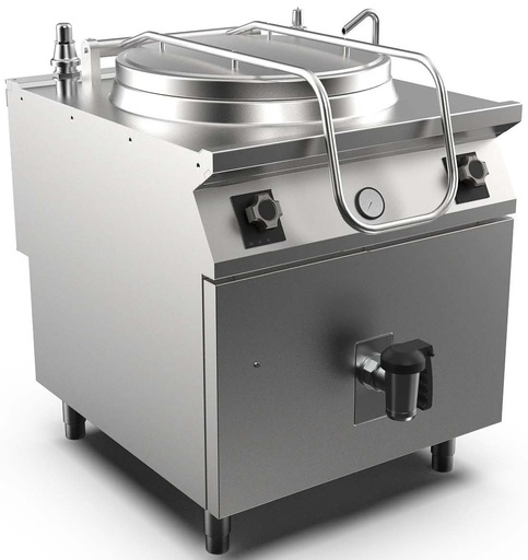 [COB003604] COBALT-PE98EI15V Electric boiling pan 150 litre capacity, with indirect heating system and automatic condensed steam outlet 400/3N/60