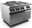 COBALT-PC912EFEVPQ 6 square electric hotplate fan assisted electric oven range 400/3N/60