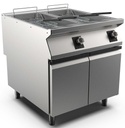 COBALT-FR98E22A Twin pan electric fryer 22+22 liters 400/3N/60